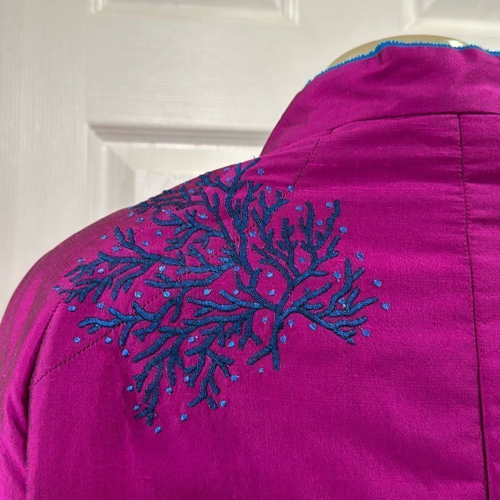 BUTTON-DOWN JACKET WITH EMBROIDERY. - Picture 4 of 9